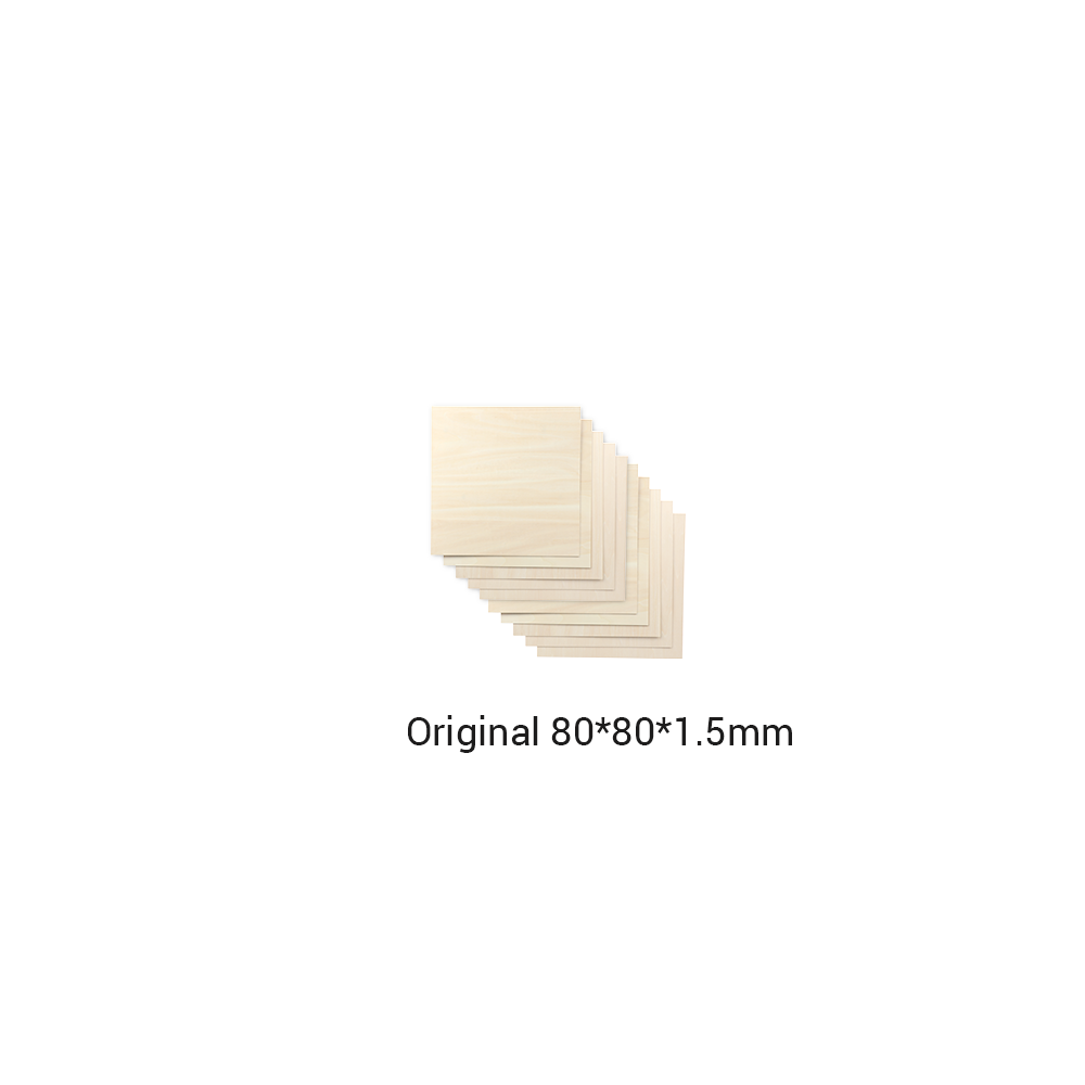 Original10_1024x1024_2x_abd39ec2-90db-41af-87a6-53be4b488b63_1800x1800 Feuille de Basswood(carrés de bois) 80 x80 x 1,5 mm pour Snapmaker Original (10-Pieces)