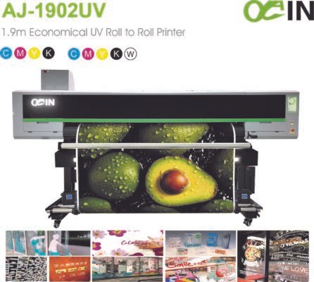 Imprimante UV économique à rouleau AJ-1902UV de 1,9 m