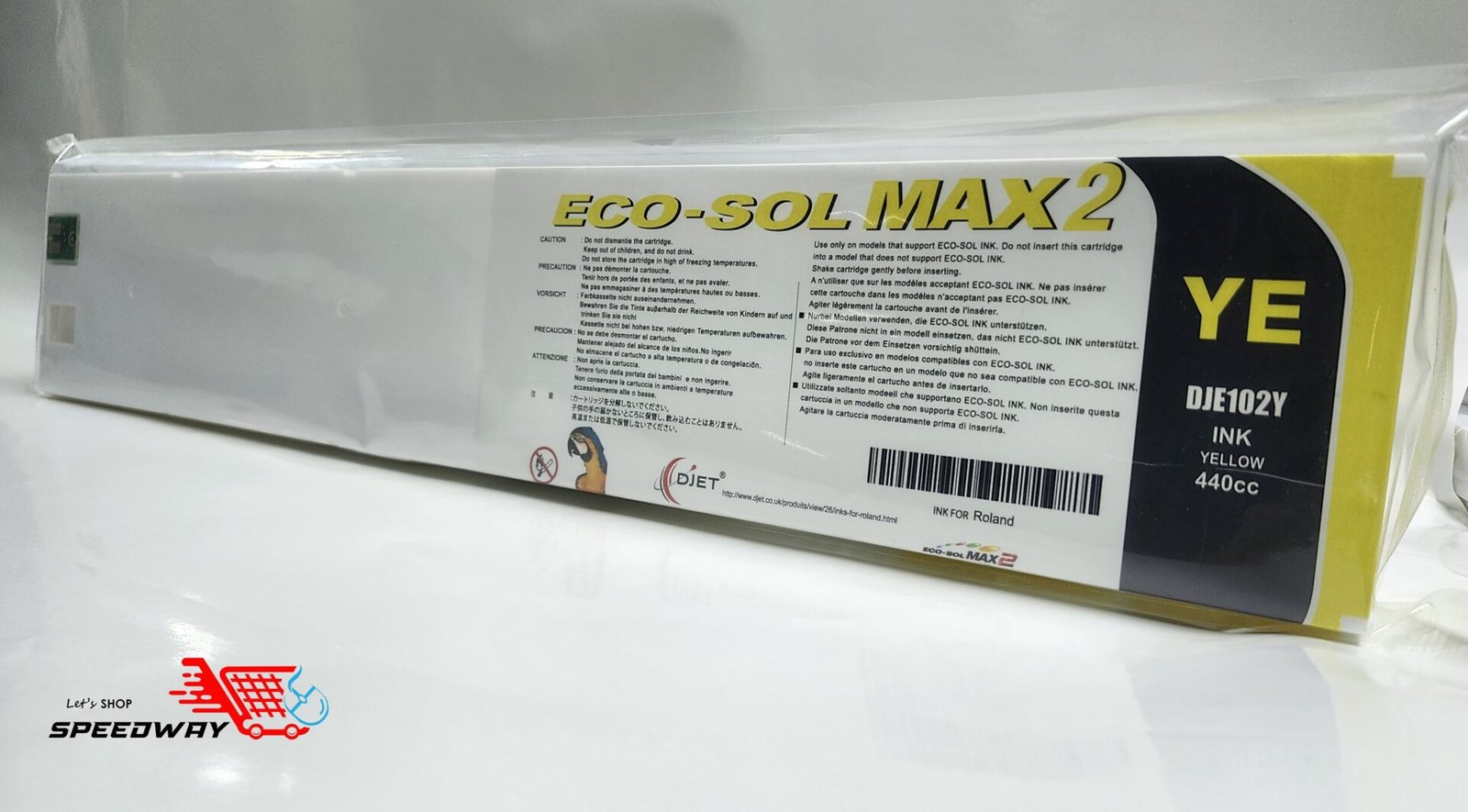 1000055578 PACK 4 cartouches Roland Eco-Sol Max2 , CMYK