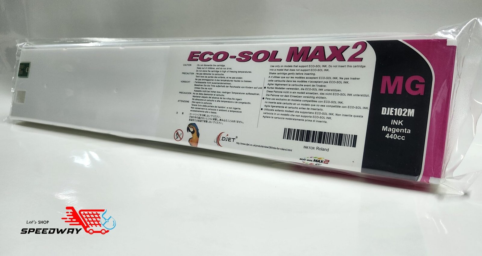 1000055581 PACK 4 cartouches Roland Eco-Sol Max2 , CMYK