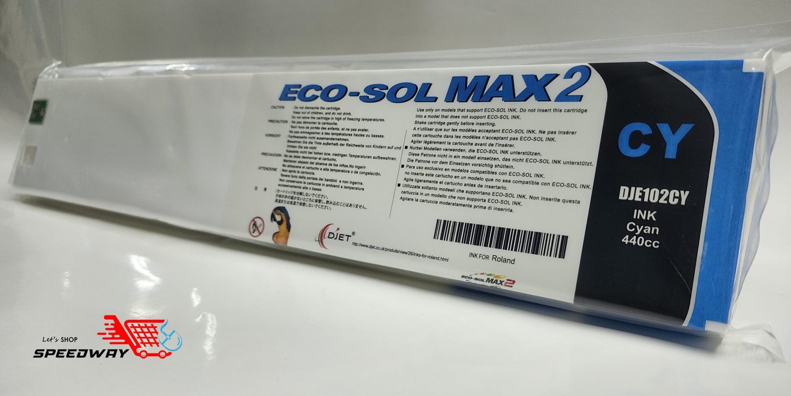 1000055584 PACK 4 cartouches Roland Eco-Sol Max2 , CMYK