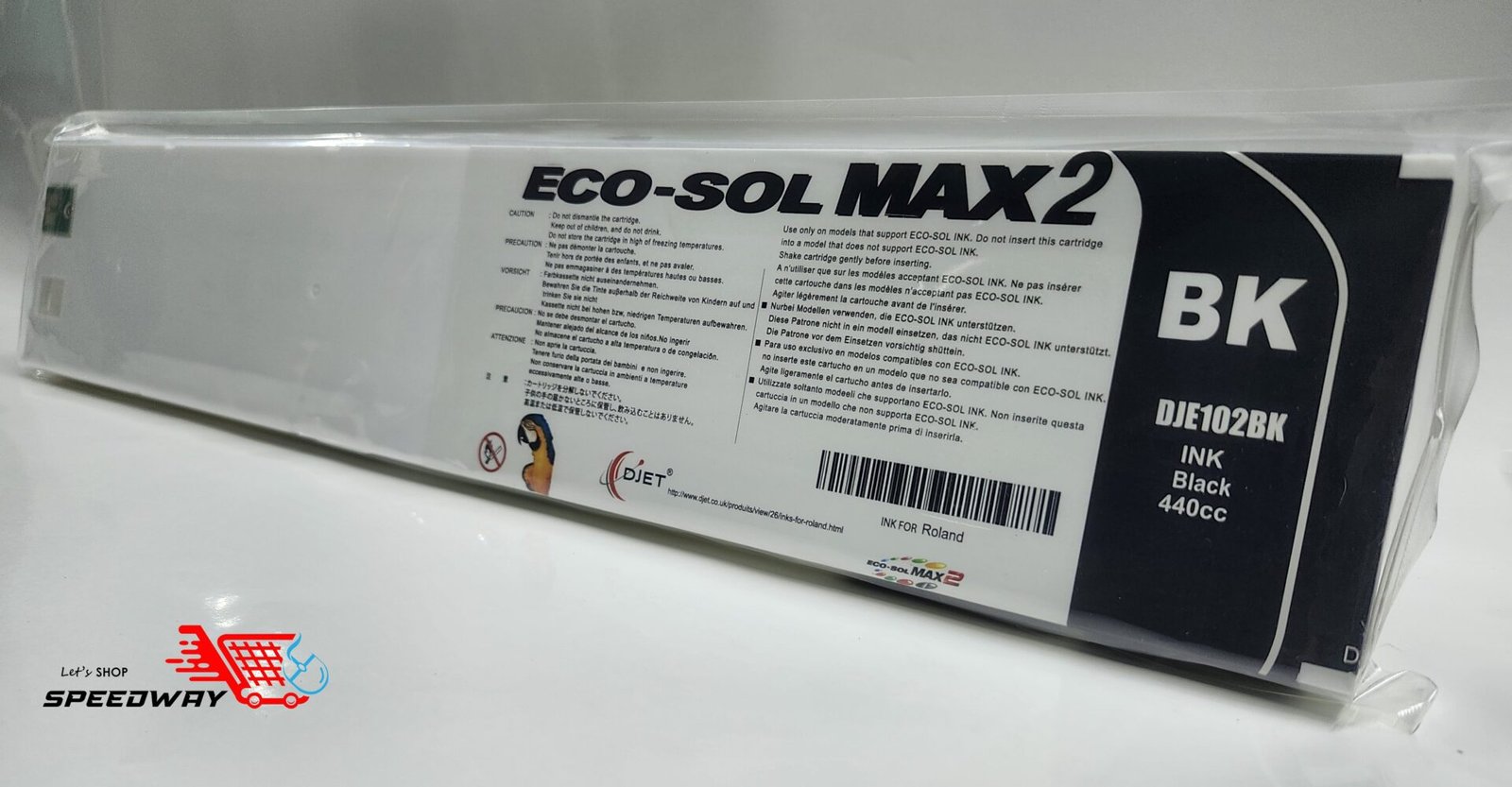 1000055588 PACK 4 cartouches Roland Eco-Sol Max2 , CMYK