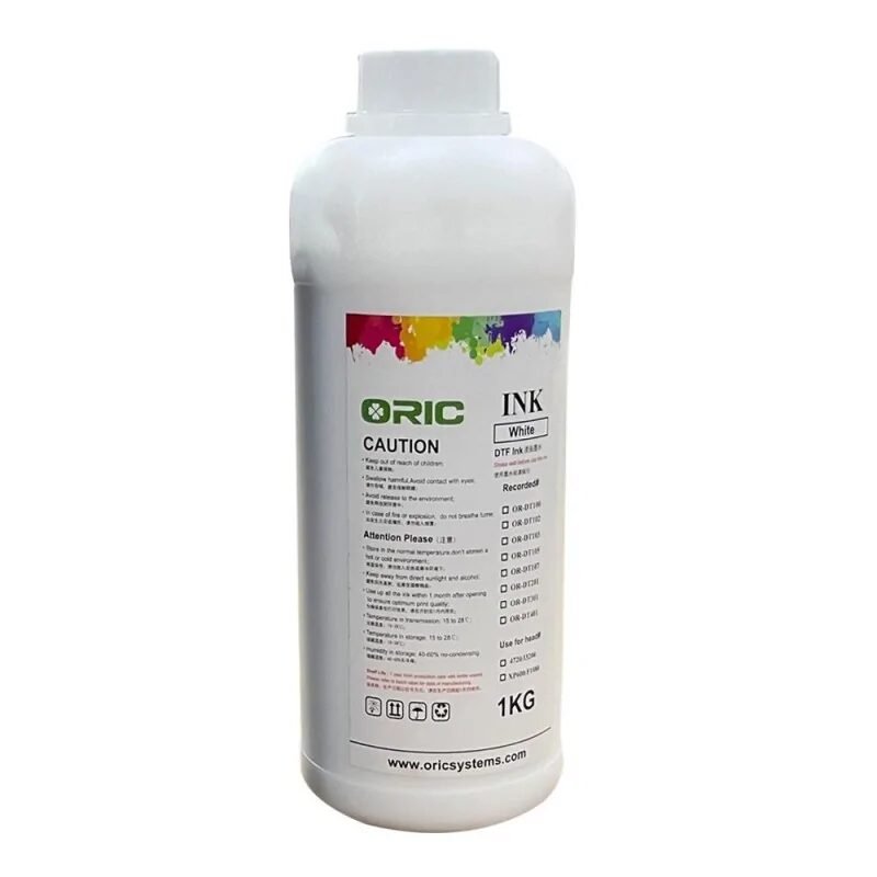 DTF W Encre DTF ORIC blanche (1L)