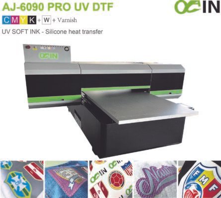 Imprimante à plat à transfert thermique silicone AJ-6090 PRO UV DTF